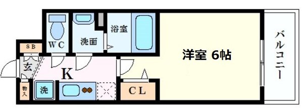 プレサンス天満橋トラッドの物件間取画像